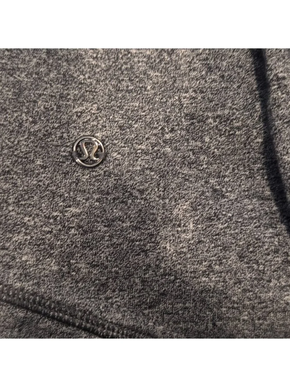 Lululemon Exhalation Pullover II Heathered Speckled Black